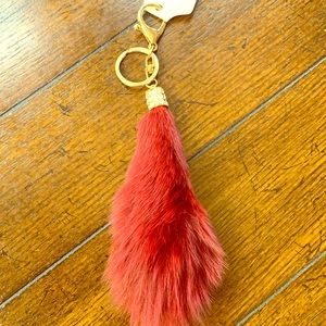 Wine Red Key Chain